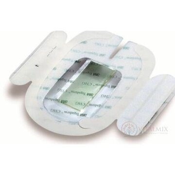 3M TEGADERM CHG 1657R [SelP] 8,5cm x 11,5cm, transparentné, antimikrobiálne krytie 1x1 ks obrázok